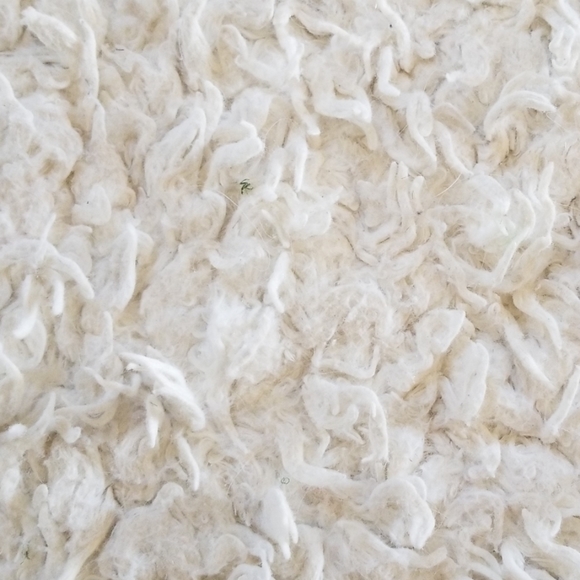 White Shag Rug - Picture 2 of 2